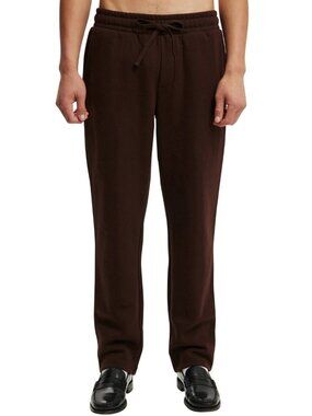 Cotton on Men's Relaxed Track Pants - Dark Oak   NWT